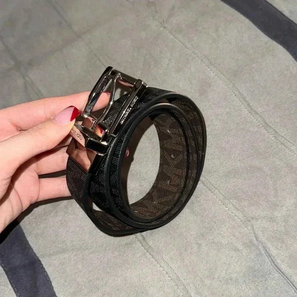 Michael Kors SYNTHETIC two sided reversible LEATHER BELT